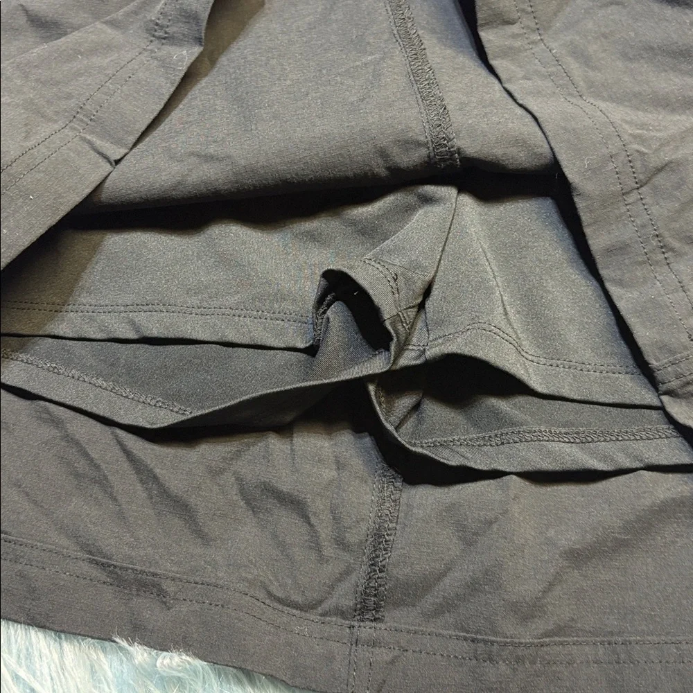 Eddie Bauer Black Ribbed Waistband Skirt sz XL